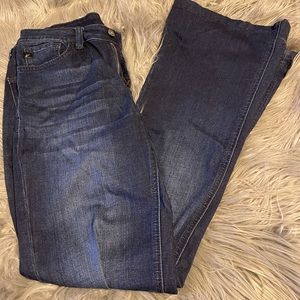 Kancan mid rise flare hem jeans